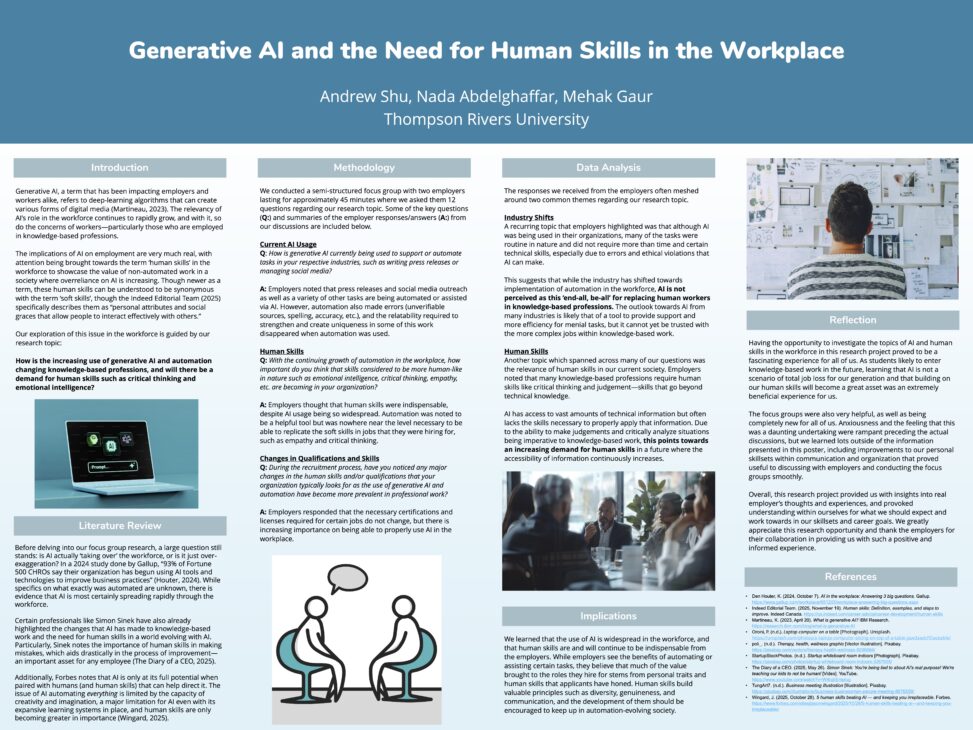 Generative AI and the Need for Human Skills in the Workplace